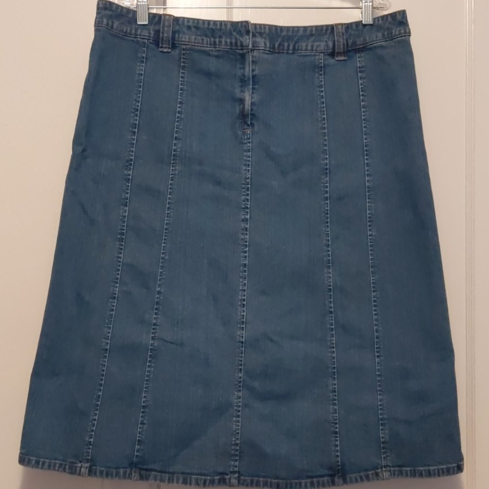 Villager Denim Skirt Size 18